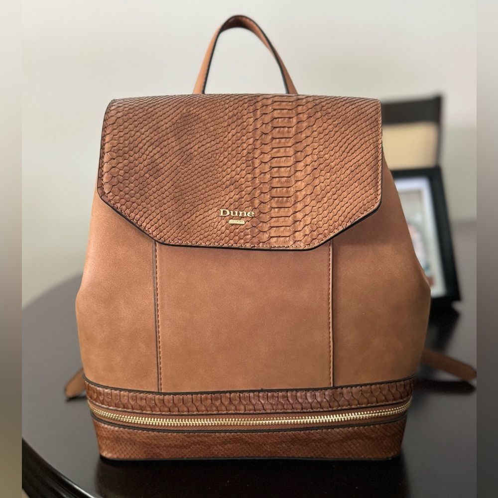 Brown Leather Backpack